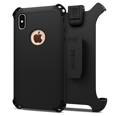 Dilex Combo for iPhone Xs Max (Black/Black)